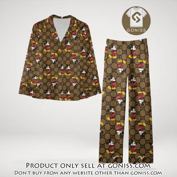 Trending luxury gc satin pajama set pjs1067 gn1220953